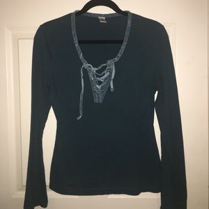Prana Lace-up Long sleeve